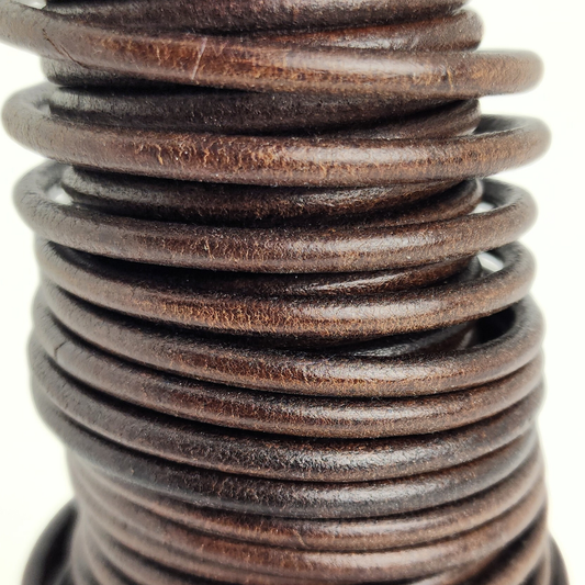 #5 Distressed Brown Euro Leather