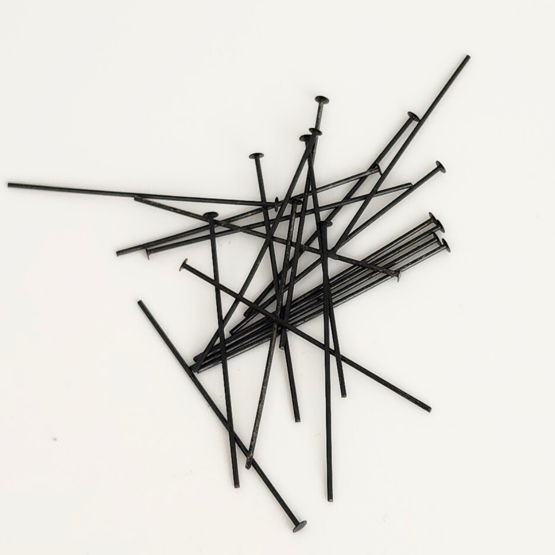 Black Head Pin 1.5"