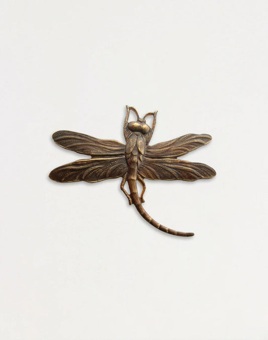 Art Deco Dragonfly Pendant 47x35mm