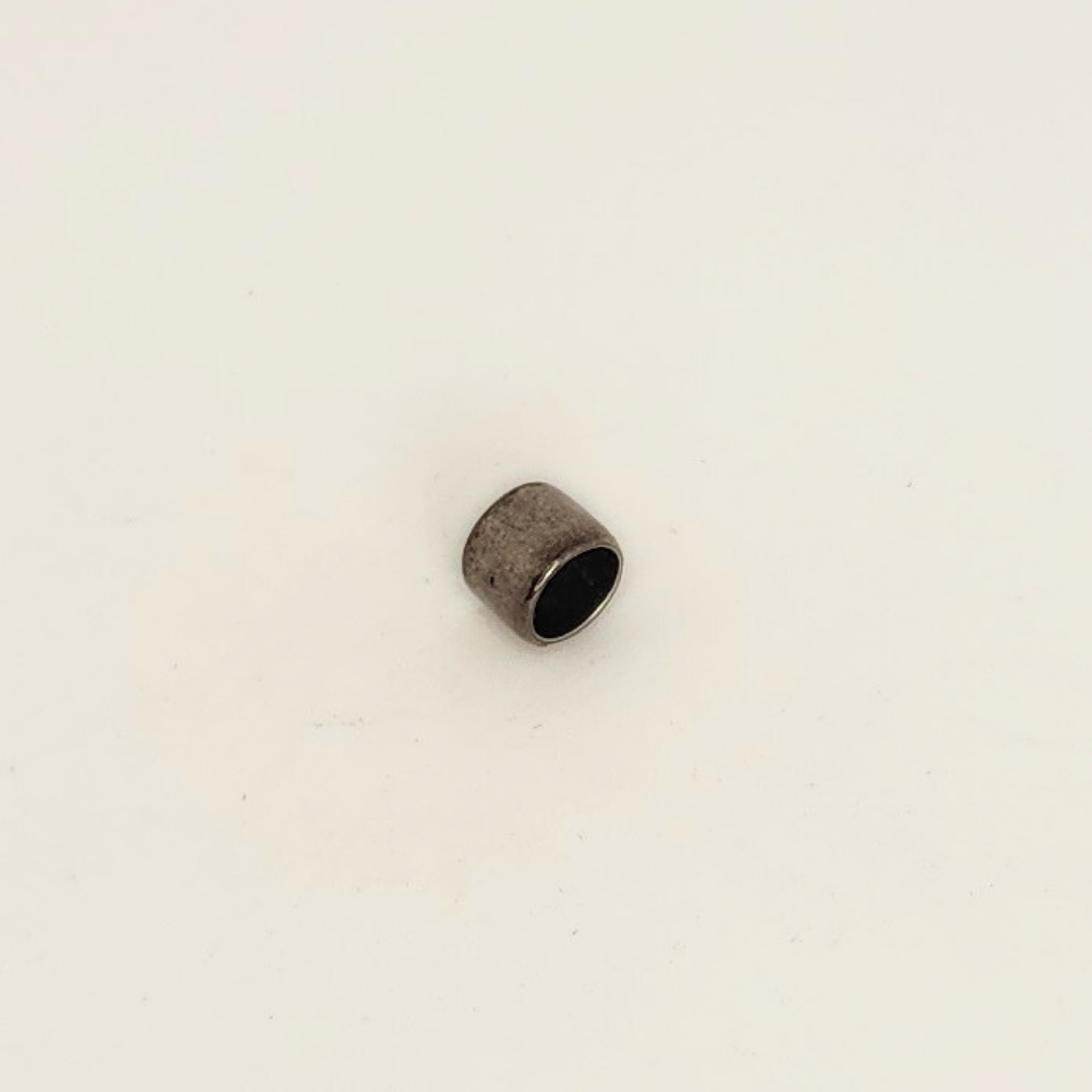 Large Hole Silver Plain Tube 5mm