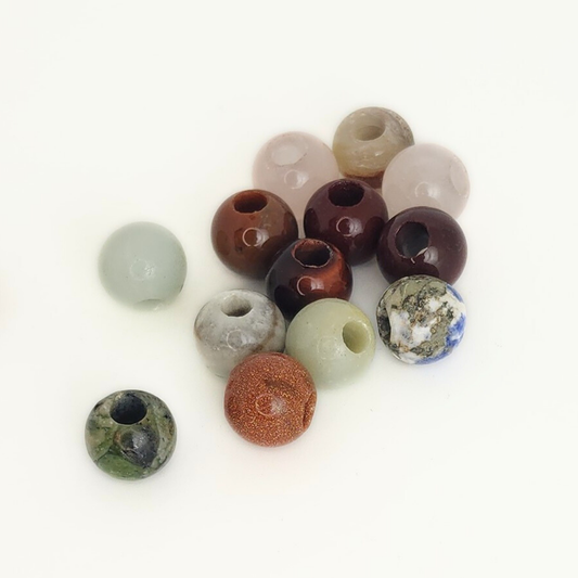 Semi Precious Large Hole Assorted