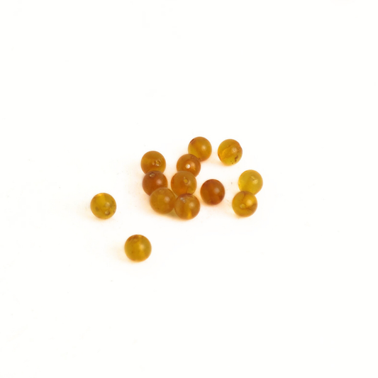 Amber Round 4mm