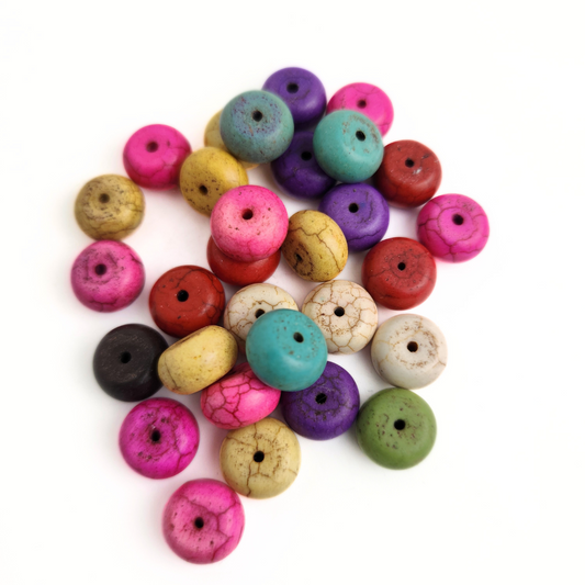 Magnesite Rondelle 5mm