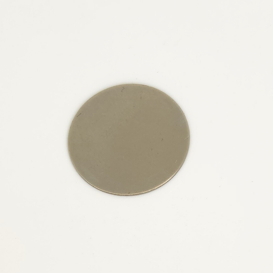 Circle Nickel Silver 3/4"