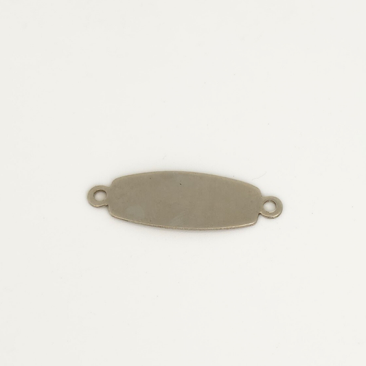 Connecting Oval Nickel Silver 1x5/16"