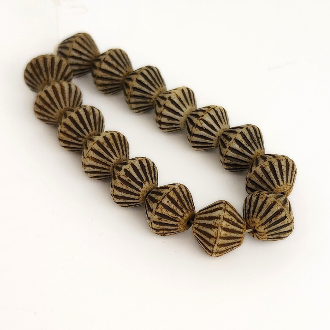 African Bicone 11mm