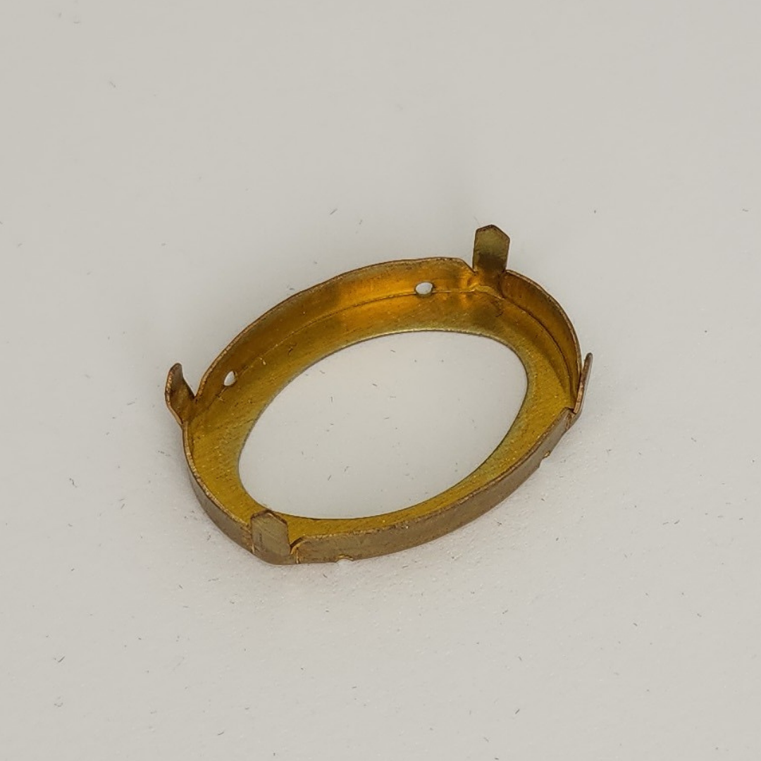 Fancy Oval Stone 2 Hole Setting