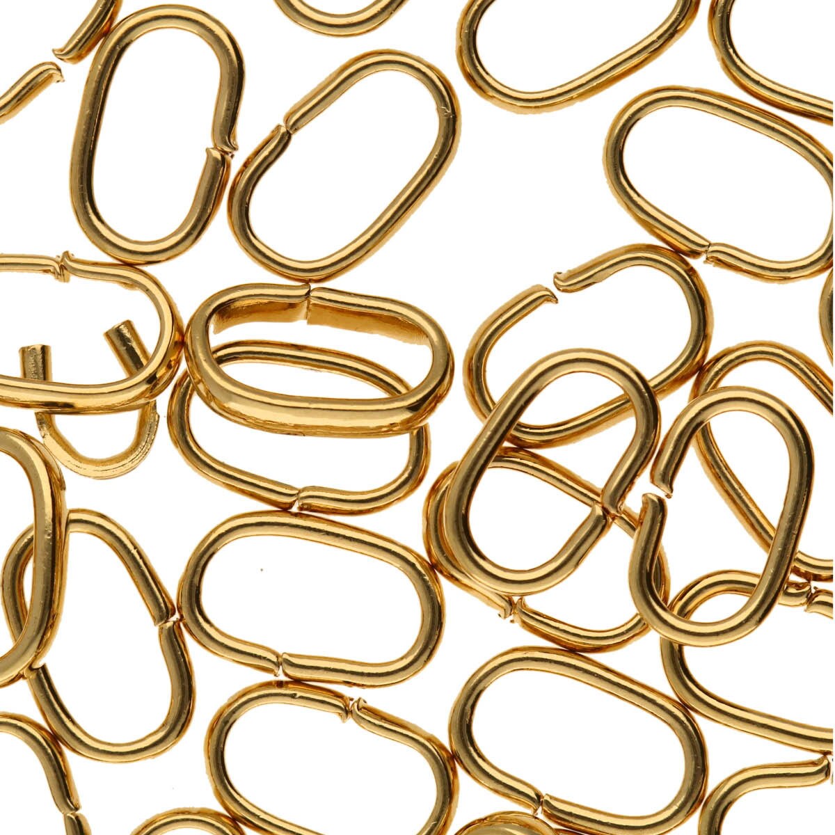 Flat Oval Jump Ring 5x8mm