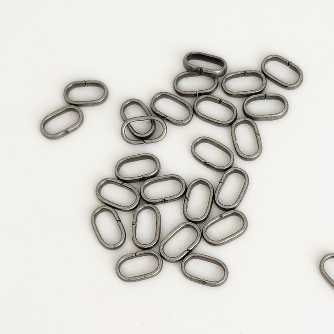 Flat Oval Jump Ring 5x8mm