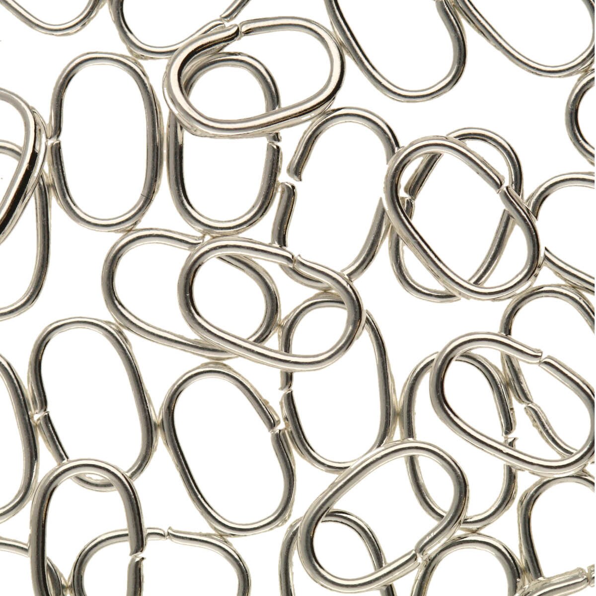 Flat Oval Jump Ring 5x8mm