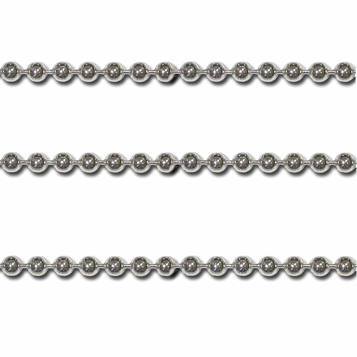 #10 Silver Ball Chain 4mm