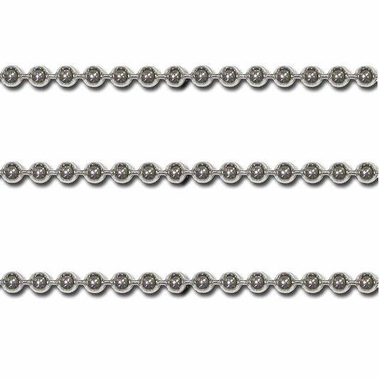 #10 Silver Ball Chain 4mm
