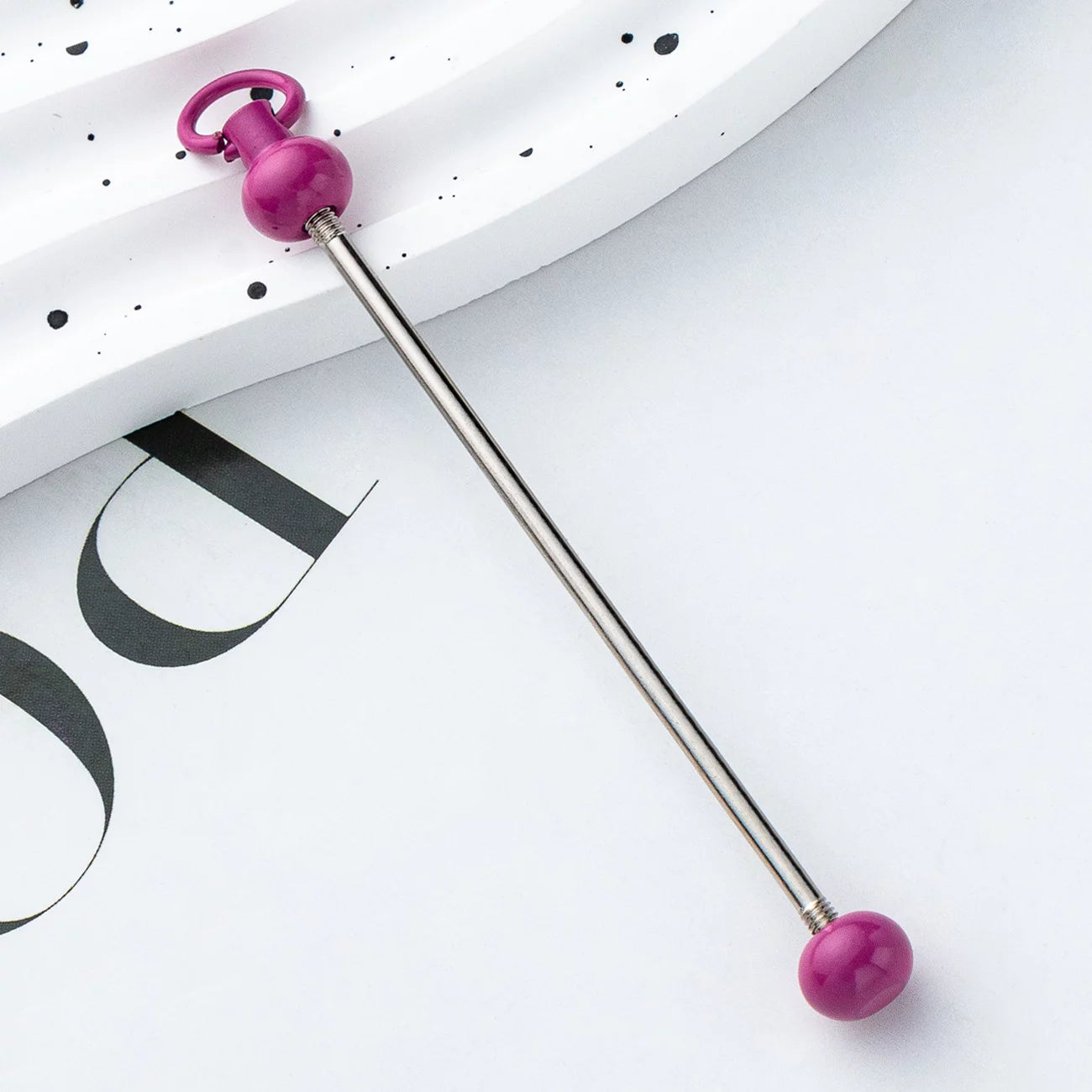 Beadable Keychain Pole