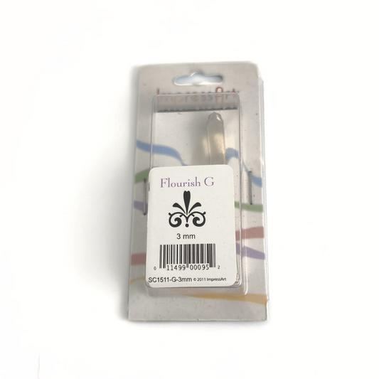 {G} Flourish Stamp 3mm