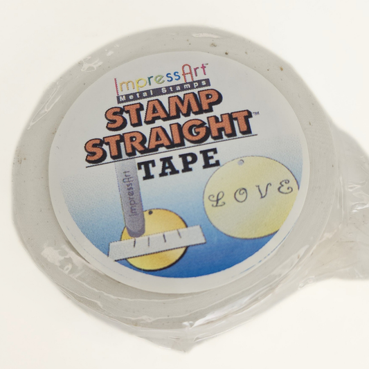 White Stamp Straight Tape