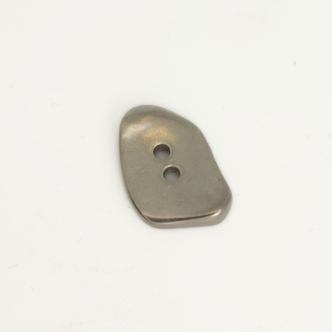 Dull Silver Full Metal Button 23mm