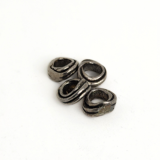 Silver Tube Coil Round