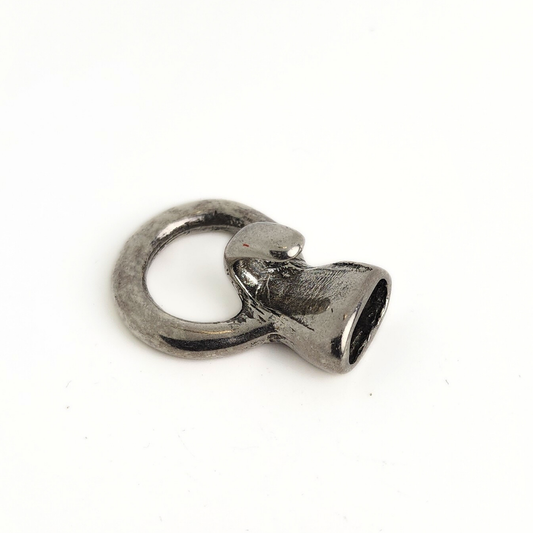 Silver Circle Hook Clasp