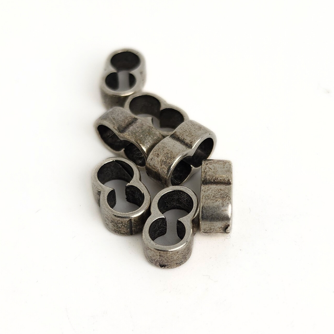 Silver 2 Hole Spacer Bar