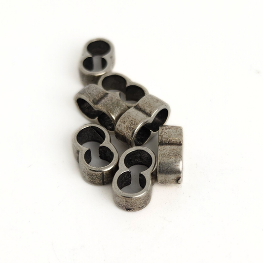 Silver 2 Hole Spacer Bar
