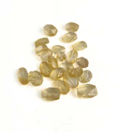 Citrine Faceted Oval 6-9x4-8mm