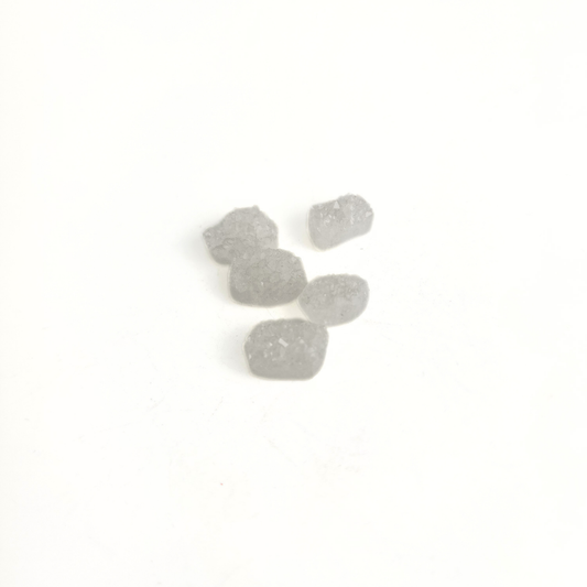 White Druzy Quartz Assorted