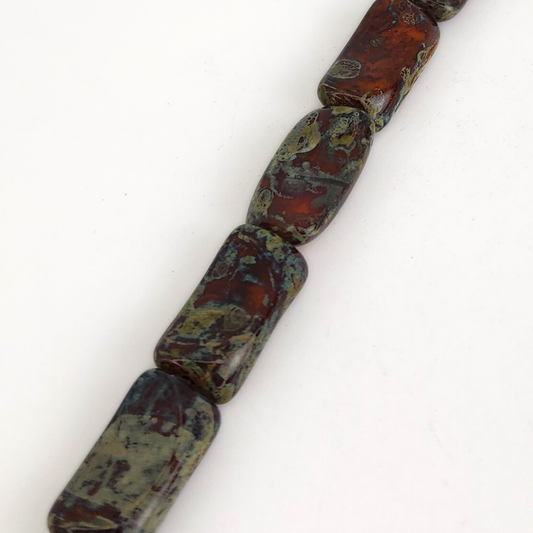 Rootbeer Picasso Rectangle 15mm