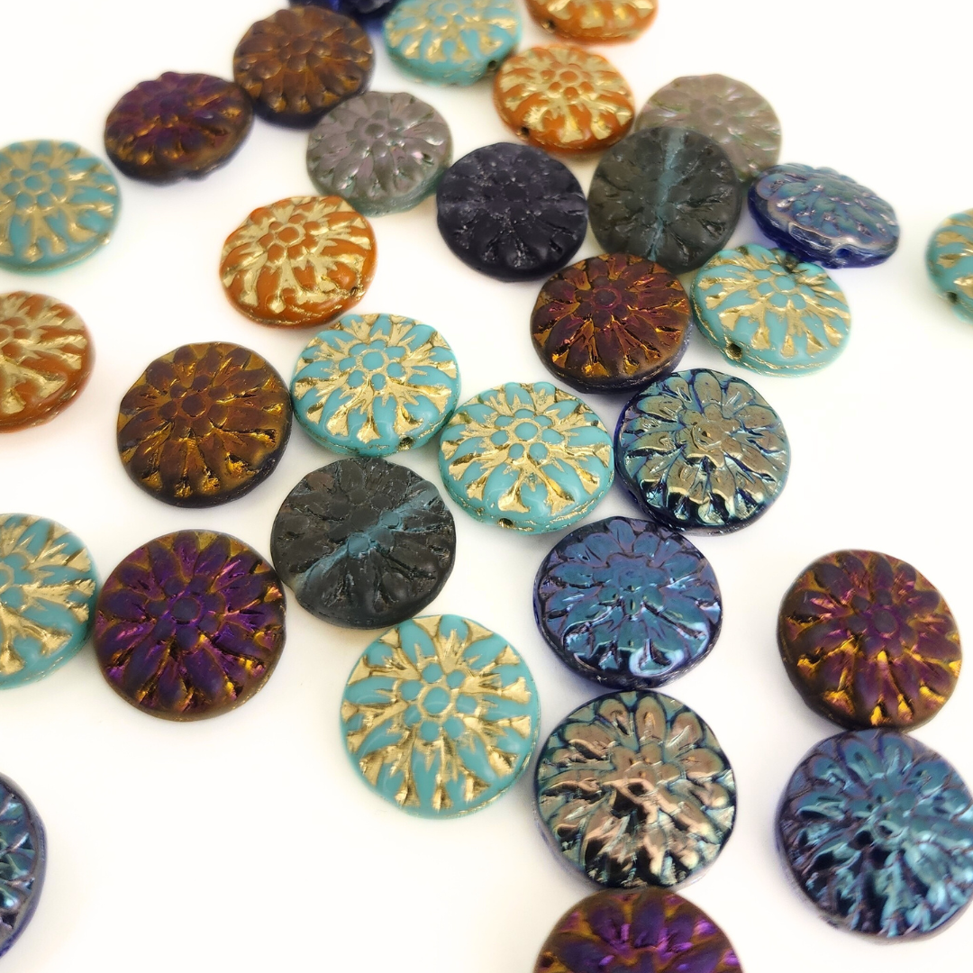 Assorted Dahlia Flower 15mm