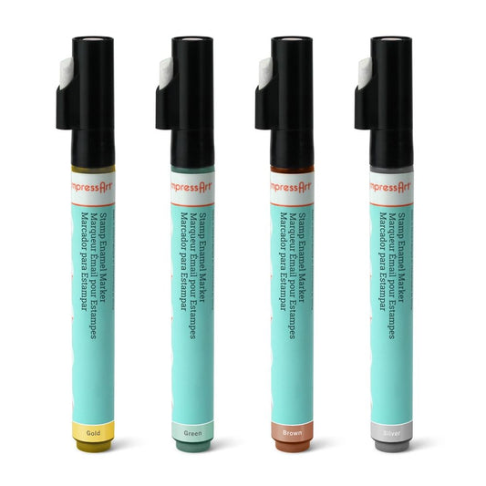 Antique Stamp Enamel Marker