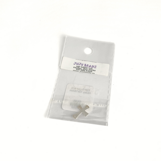 Flat Cross w/2 Holes 12x16mm