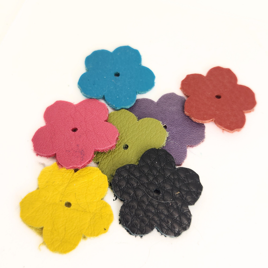 Assorted Leather Flower