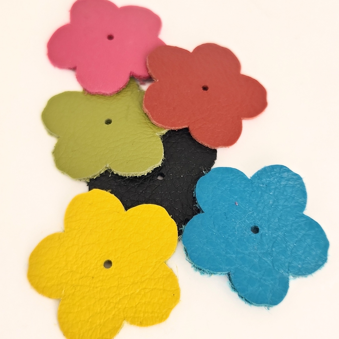 Assorted Leather Flower