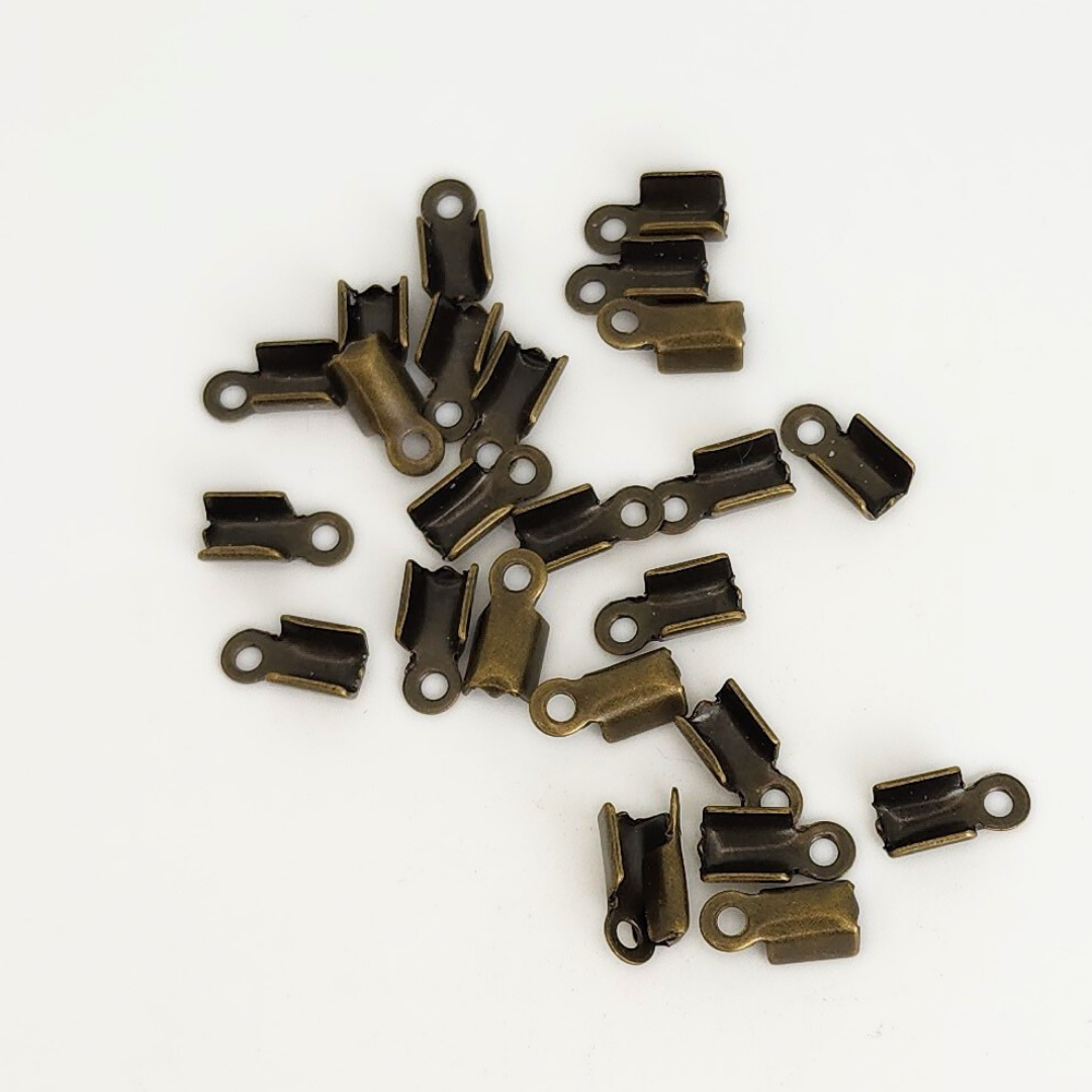 Fold Over Crimp 9x4mm