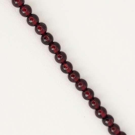 Grade 7A Wine Red Natural Garnet 4mm
