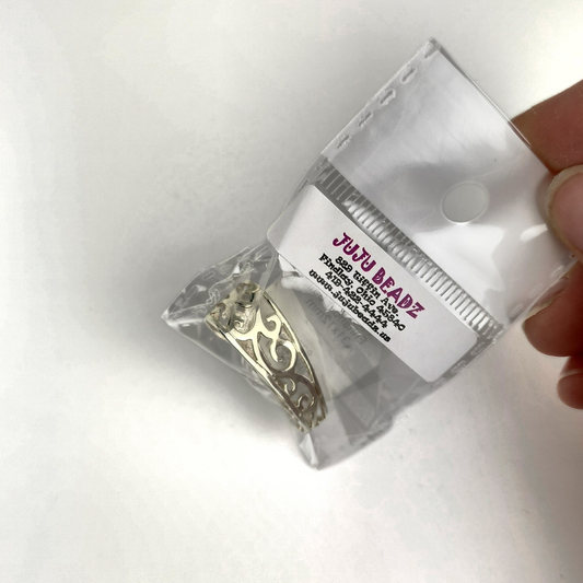 Filigree Bead Enhancer Bail 31x12mm