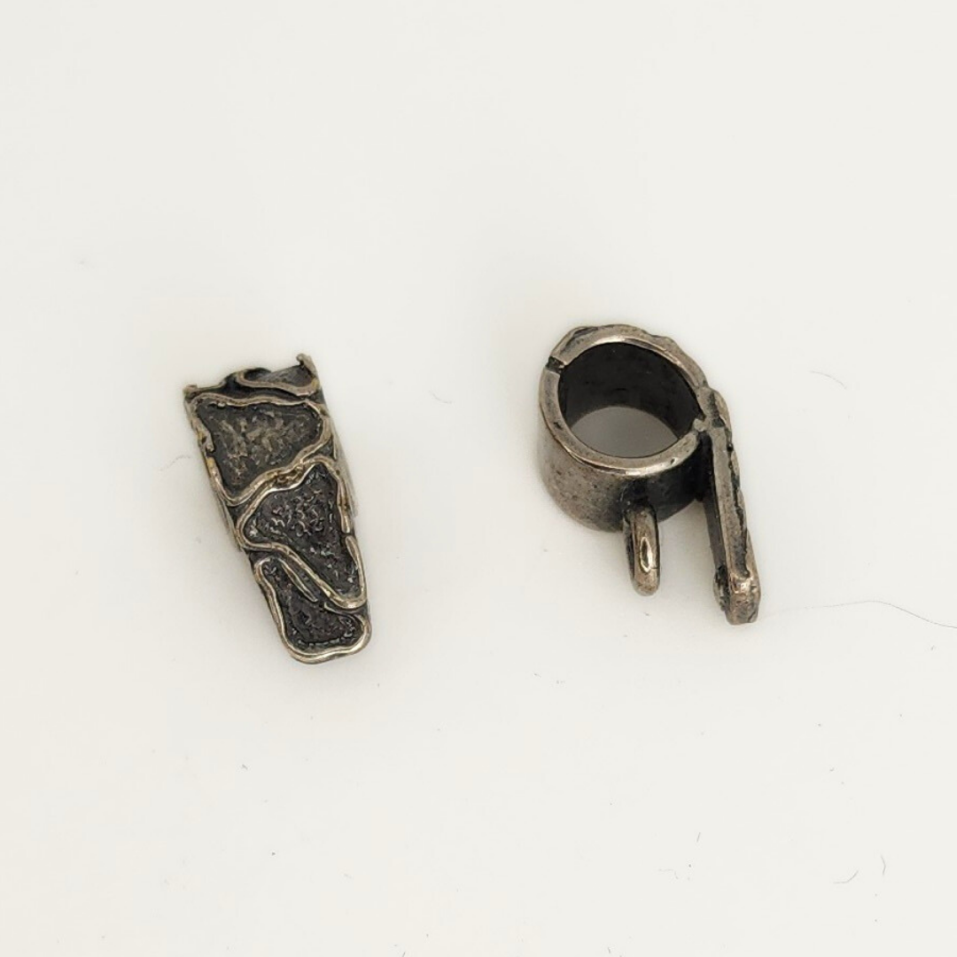 Antique Silver Continental Bail 15mm