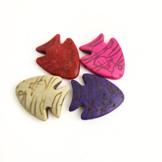 Magnesite Fish 22mm