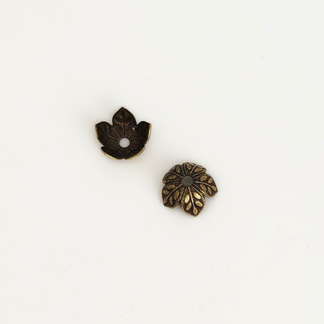 Leaf Petal Bead Cap 8mm