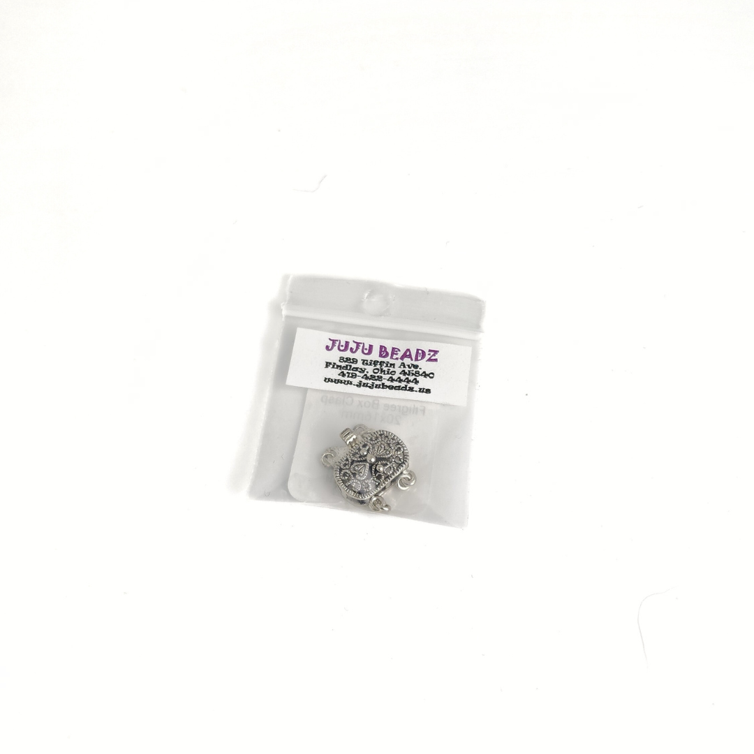 Filigree Box Clasp 20x16mm