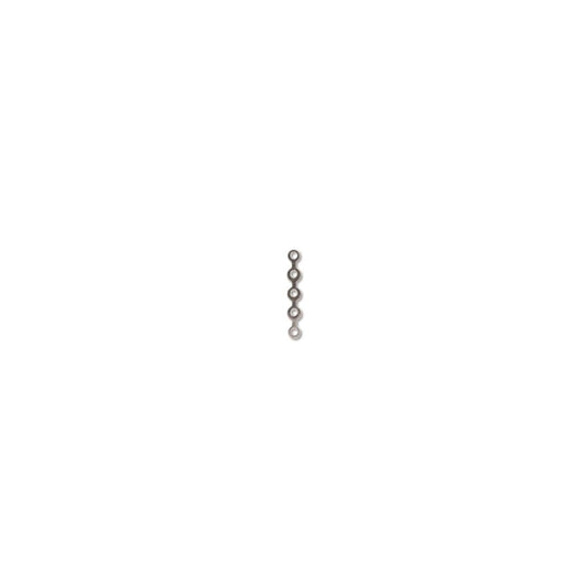 5 Hole Silver Wavy Spacer