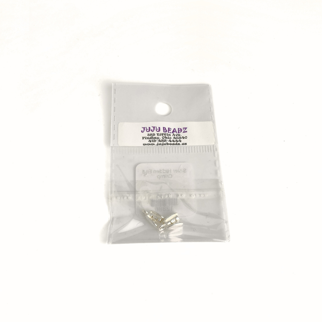 Silver Hidden End Crimp