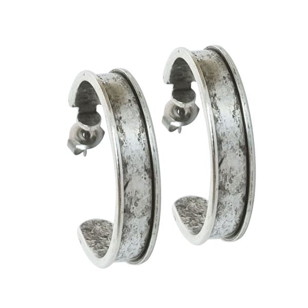 Channel Earring Post 28mm