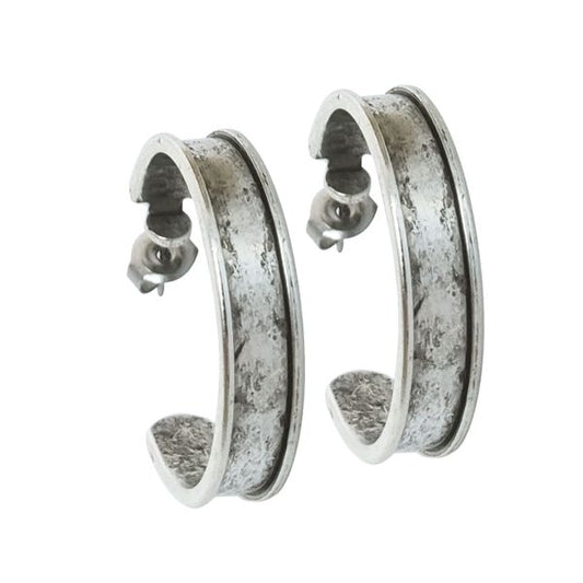 Channel Earring Post 28mm