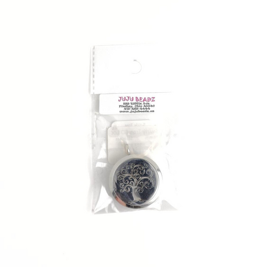 Swirly Tree Essential Oil Locket 36mm