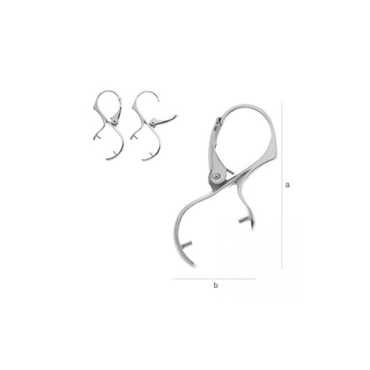 Pearl Bail Lever Back 10mm