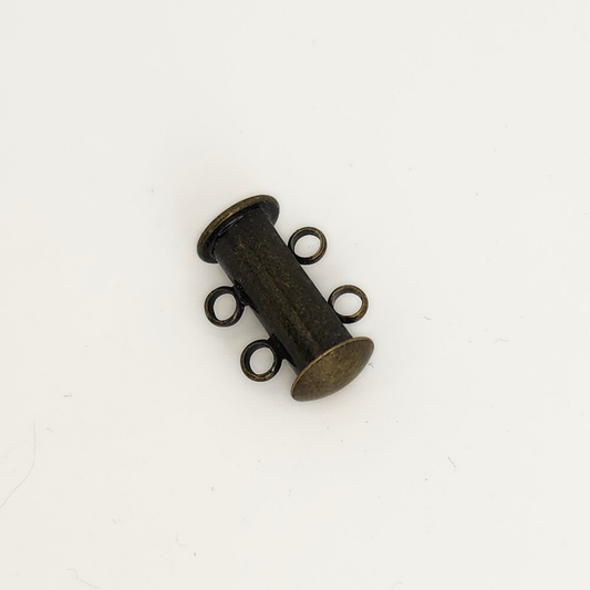 Antique Brass Magnetic Tube Clasp 10x14.5mm