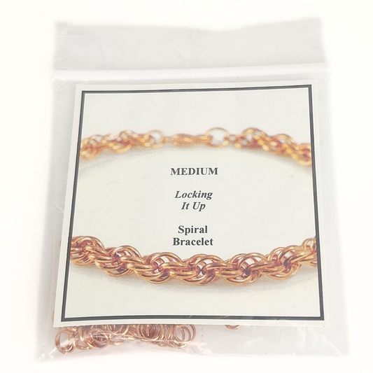 Medium Copper Spiral Bracelet