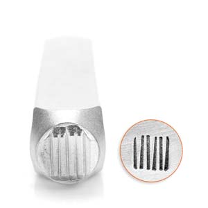 Vertical Line Design Stamp 6mm
