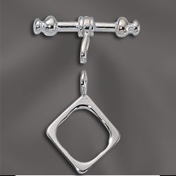 Diamond Square Toggle 12mm