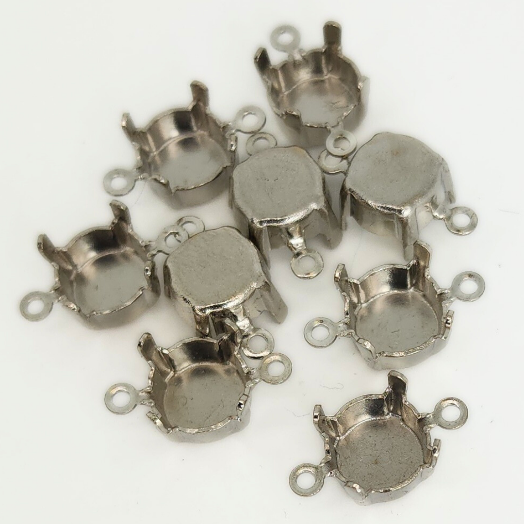 Silver SS39 Round Setting 8mm